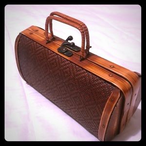 Fashion Purse-Faux Wood